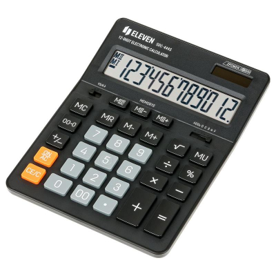 Калькулятор настольный Eleven 12 разрядов DM DP 155x205x36мм черный корпус