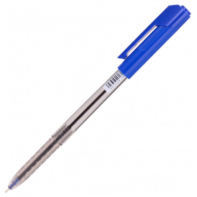 Ручка шариковая Deli 0.5мм 'Arrow' игольчатый стержень синяя