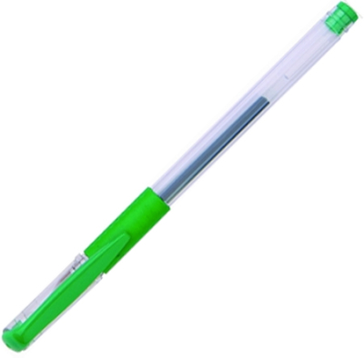 Ручка гелевая Dolce Costo 0.5мм  с резиновой манжетой зеленая